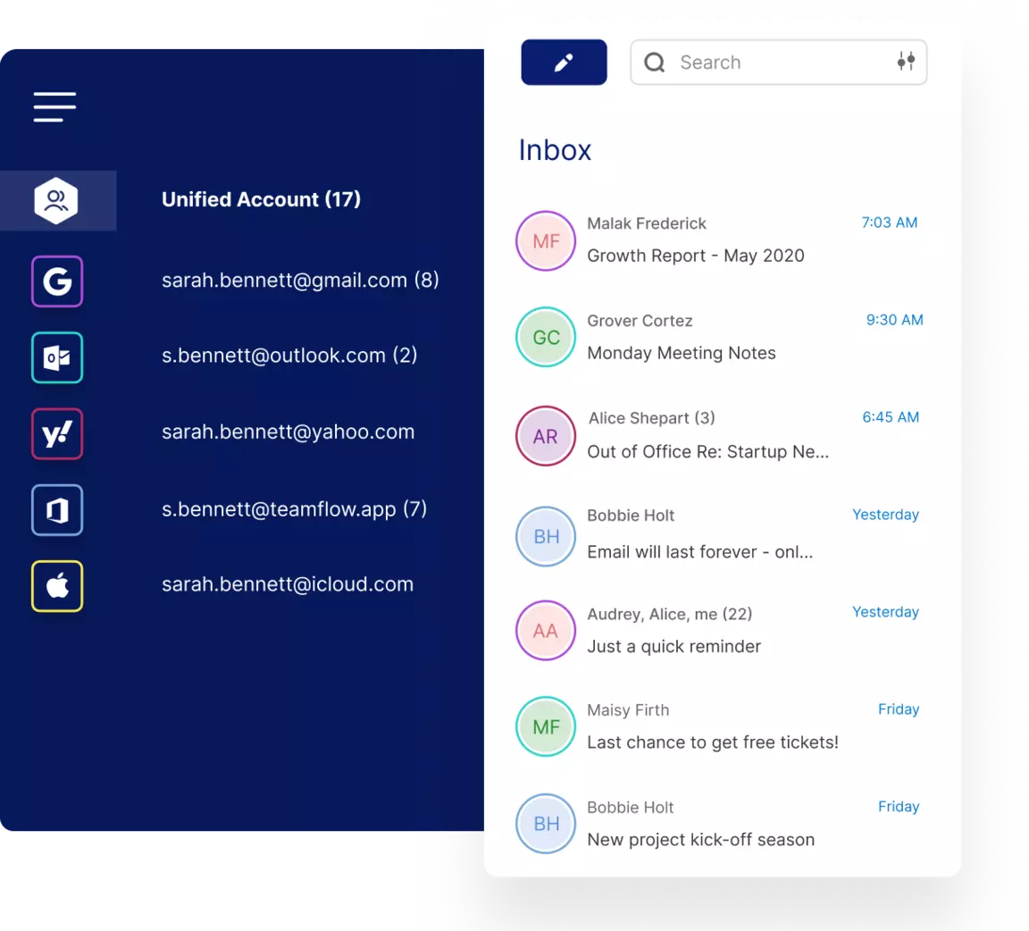 Mailbird unified account feature