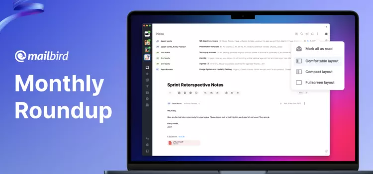 Monthly Roundup: Mailbird for Mac continues to impress