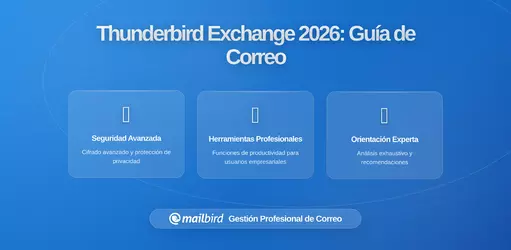 Soporte nativo de Exchange en Thunderbird: Ganancias para usuarios de correo de escritorio