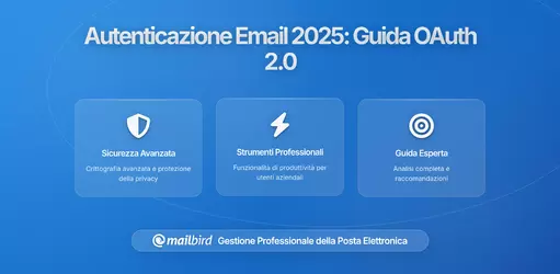 L'evoluzione degli standard di autenticazione email: come OAuth 2.0 e i protocolli moderni stanno ridefinendo l'architettura dei client di posta