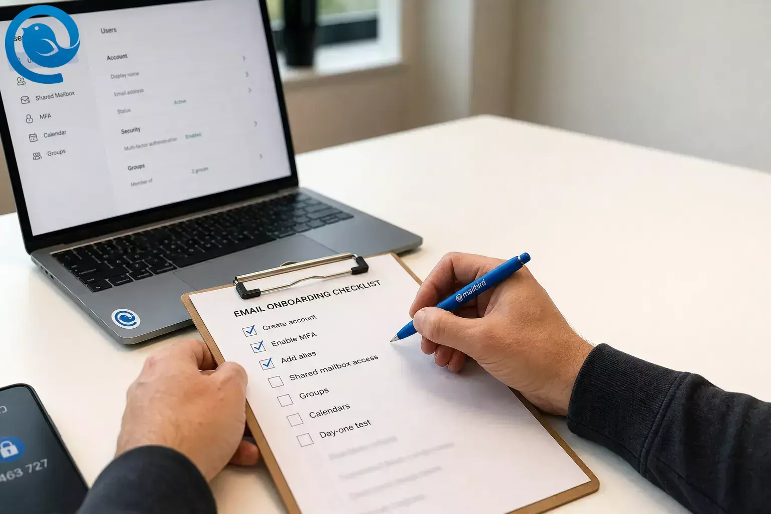 New Employee Onboarding Checklist for Email Accounts