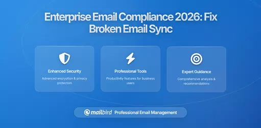 Enterprise Email Compliance Rules 2025-2026: How New Authentication Requirements Are Breaking Email Sync (And What Actually Works)