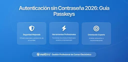 Autenticación de correo sin contraseña 2026: Lo que necesitas saber sobre las claves de acceso, OAuth 2.0 y el fin de la autenticación básica