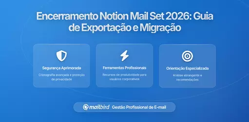 Encerramento do Notion Mail em setembro de 2026: Guia Completo de Exportação de Dados e Caminho de Migração para o Mailbird