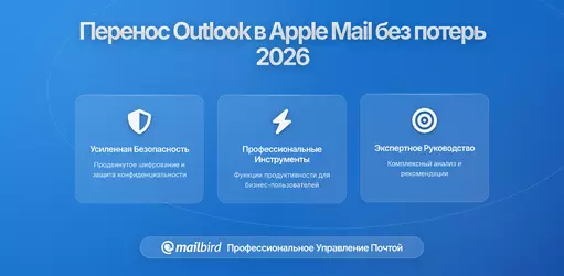 Как перенести большие почтовые ящики из Outlook в Apple Mail без потери данных