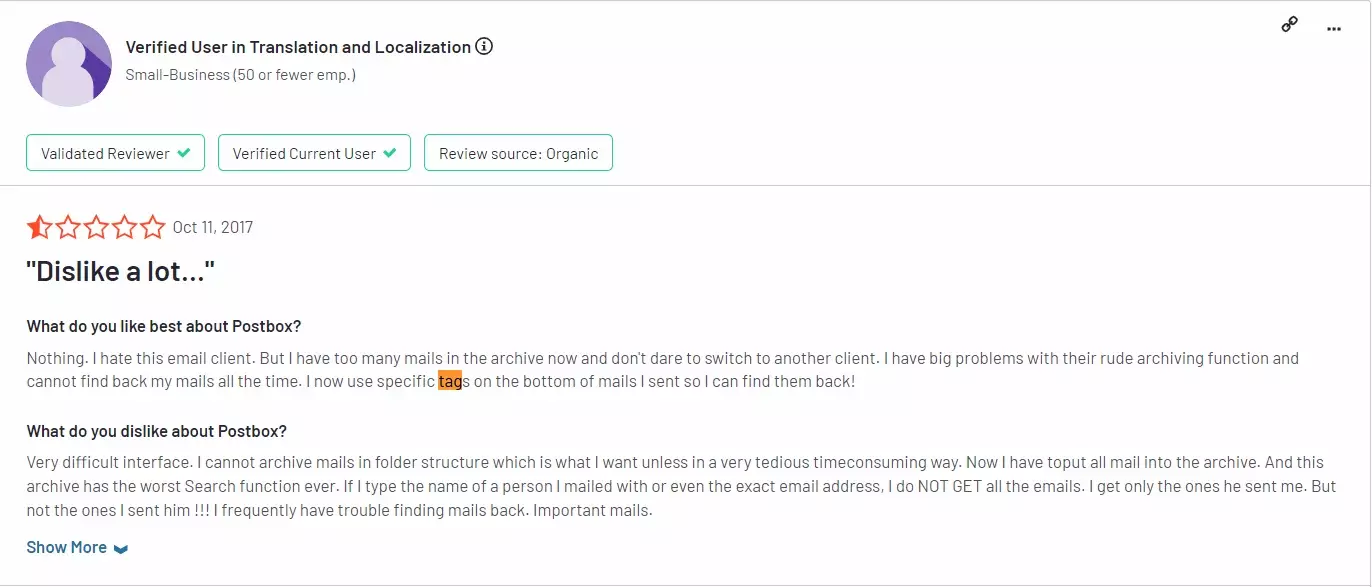 Reseña de etiquetas de tema