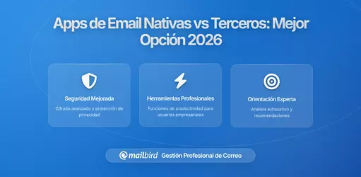 Aplicaciones de Correo Nativas vs de Terceros: ¿Cuál Resuelve tu Caos de Correo en 2026?