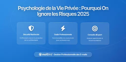 La Psychologie de la Confidentialité des E-mails : Pourquoi les Utilisateurs Ignorent les Risques