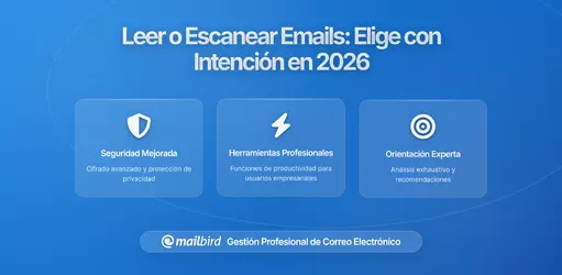 Leer vs. Escanear Correos: Cómo Elegir Deliberadamente en 2026