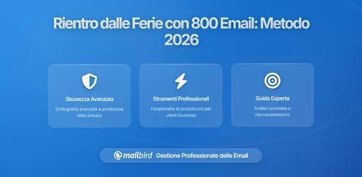 Rientro Dalle Ferie a 800 Email: Metodo di Recupero Strutturato in Mailbird