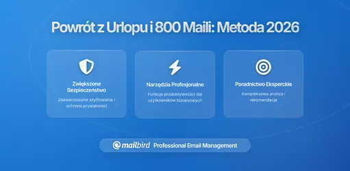 Powrót z urlopu do 800 e-maili: Metoda odzyskiwania w Mailbird