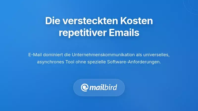 Fachmann analysiert wiederholte E-Mail-Muster und zeigt Zeitverschwendung durch doppelte Antworten