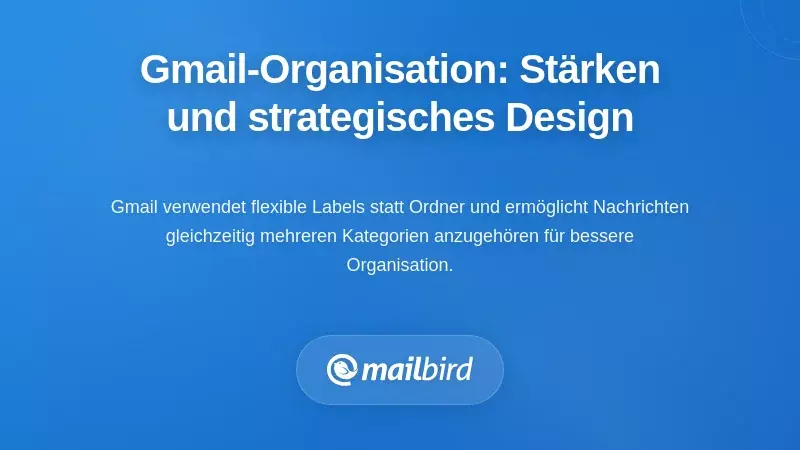 Verstehen der organisatorischen Grundlage von Gmail: St&auml;rken und strategisches Design