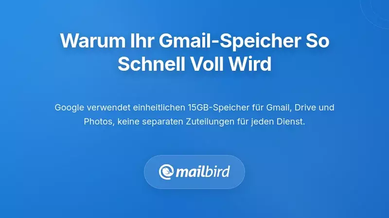 Verstehen, Warum Ihr Gmail-Speicher So Schnell Voll Wird