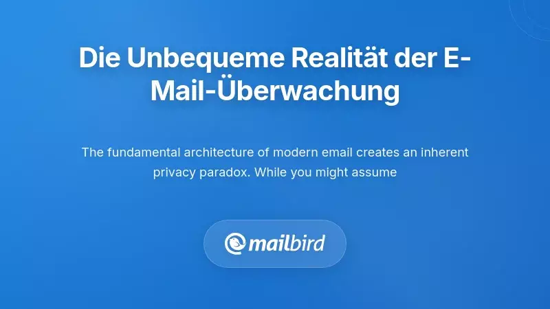 Konzept der E-Mail-&Uuml;berwachung, das zeigt, wie Anbieter pers&ouml;nliche Korrespondenz und private Nachrichten &uuml;berwachen