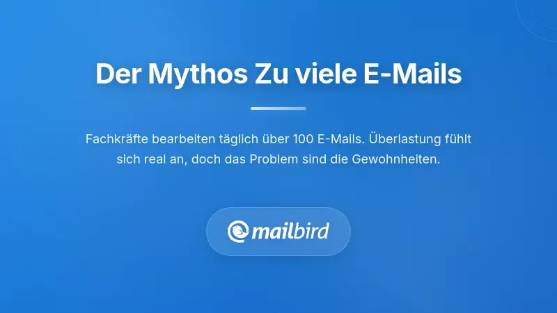 Berufst&auml;tiger, &uuml;berfordert von st&auml;ndigen E-Mail-Benachrichtigungen, die die Produktivit&auml;t am Arbeitsplatz um 40 % verringern