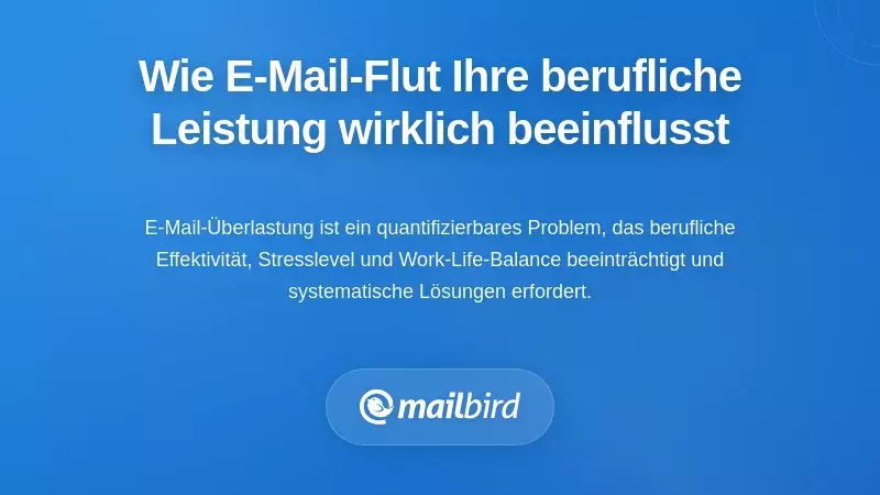Das wahre Ausmaß der Auswirkungen von E-Mail-Überlastung auf Ihre berufliche Leistung verstehen