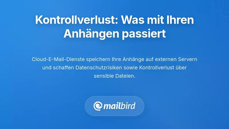 Die Architektur des Kontrollverlusts: Was wirklich mit Ihren Anhängen passiert