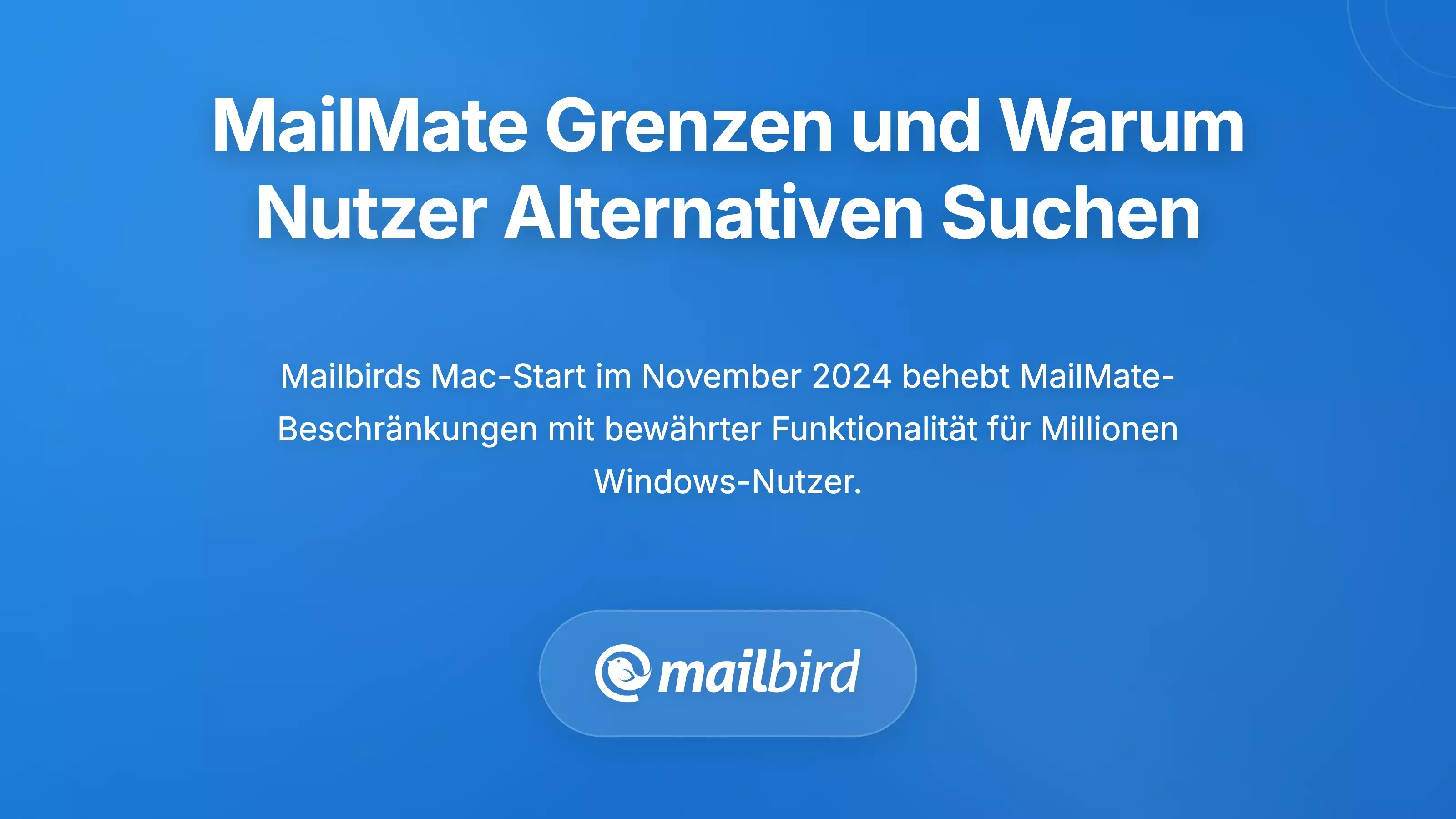 Die grundlegenden Einschr&auml;nkungen von MailMate verstehen und warum Nutzer nach Alternativen suchen