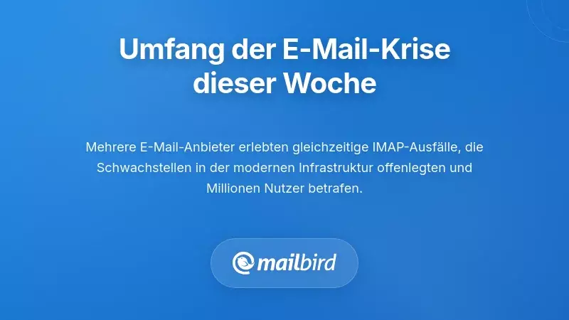 Verst&auml;ndnis des Umfangs der E-Mail-Krise dieser Woche