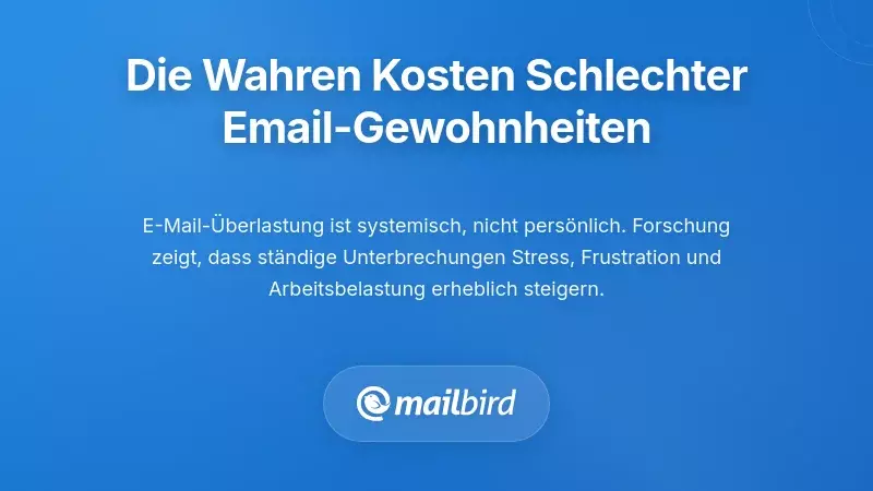 Professioneller analysiert die Kosten f&uuml;r die Produktivit&auml;t von E-Mails und die Herausforderungen des Zeitmanagements auf dem Laptop