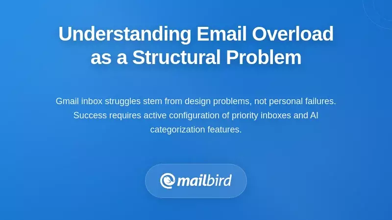 Understanding Email Overload as a Structural Problem