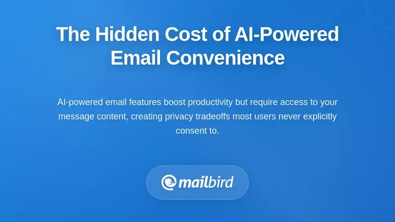 AI scanning email messages for training data and privacy concerns illustration