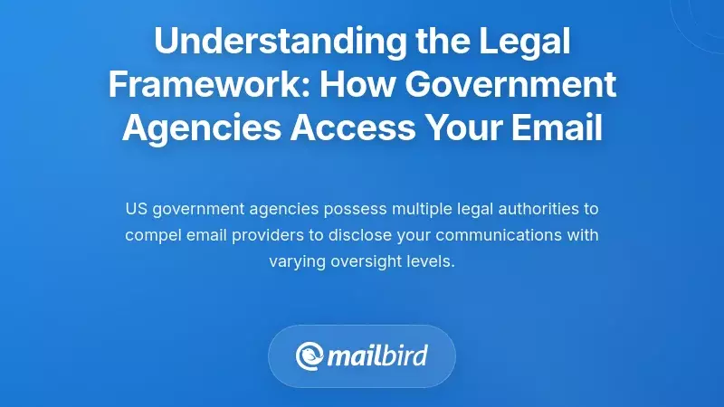 Understanding the Legal Framework: How Government Agencies Access Your Email
