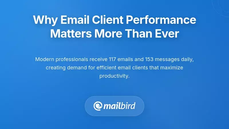 Why Email Client Performance Matters More Than Ever