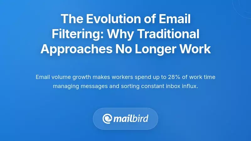 The Evolution of Email Filtering: Why Traditional Approaches No Longer Work