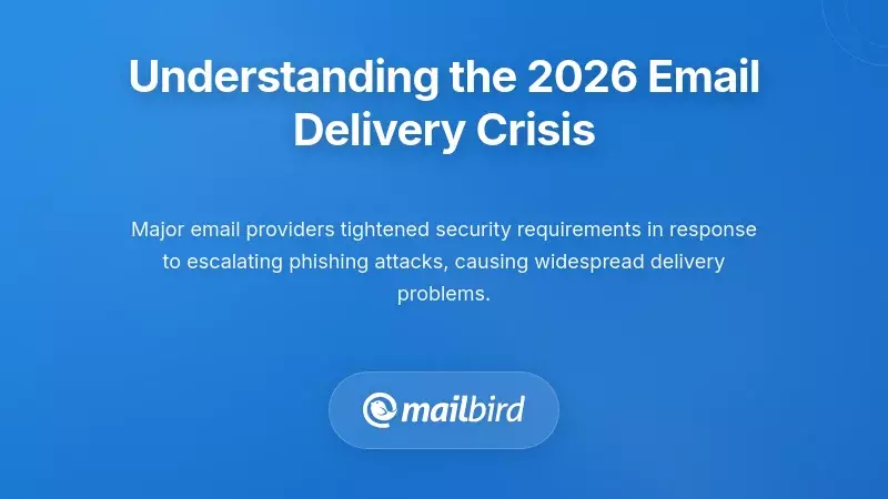Email delivery crisis visualization showing 2026 filtering policy changes affecting inbox delivery rates