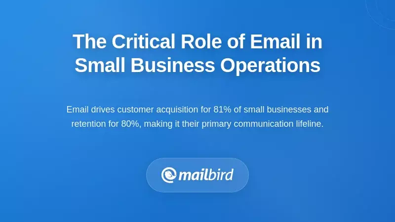 The Critical Role of Email in Small Business Operations