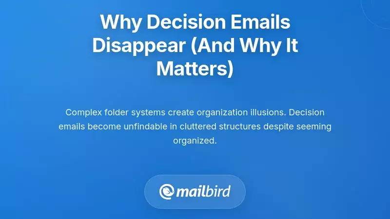 Email inbox overflowing with messages making important decisions hard to find