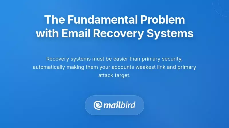 The Fundamental Problem with Email Recovery Systems