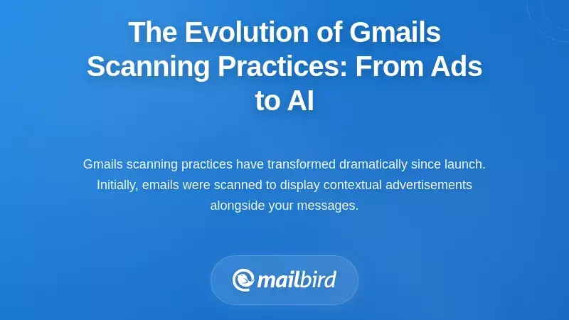 The Evolution of Gmail's Scanning Practices: From Ads to AI