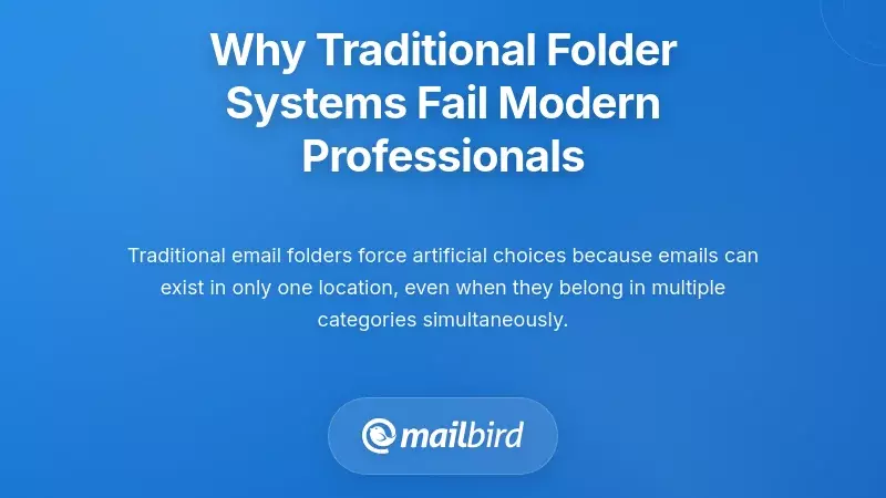 Why Traditional Folder Systems Fail Modern Professionals