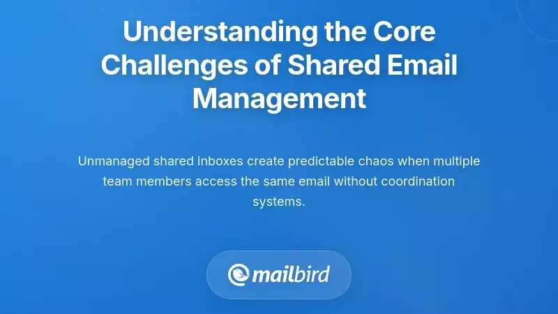 Understanding the Core Challenges of Shared Email Management
