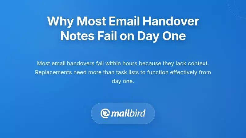 Professional reviewing cluttered email inbox showing common handover documentation failures