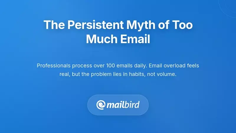 Professional overwhelmed by constant email notifications reducing workplace productivity by 40%