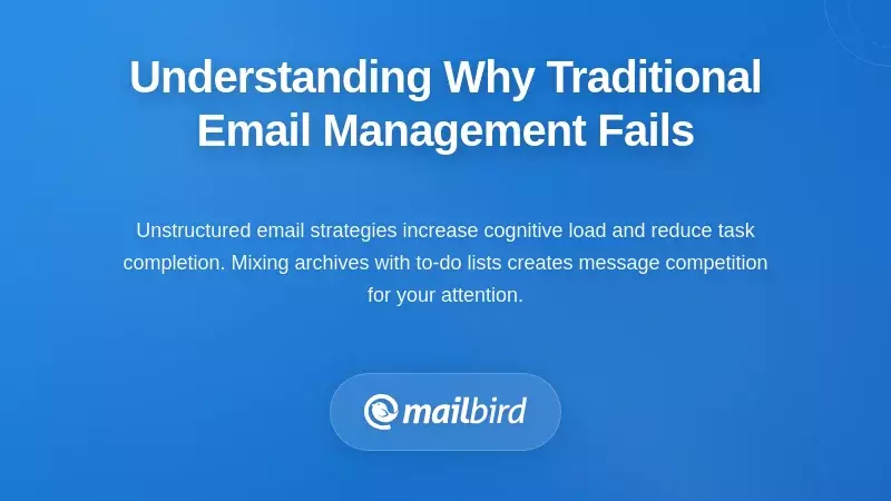 Understanding Why Traditional Email Management Fails