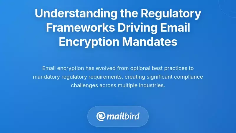 Understanding the Regulatory Frameworks Driving Email Encryption Mandates