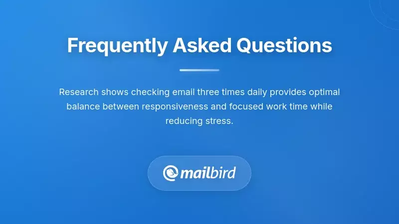 Person checking email on schedule with calendar showing three daily time blocks