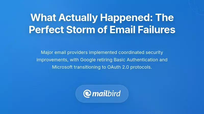 What Actually Happened: The Perfect Storm of Email Failures