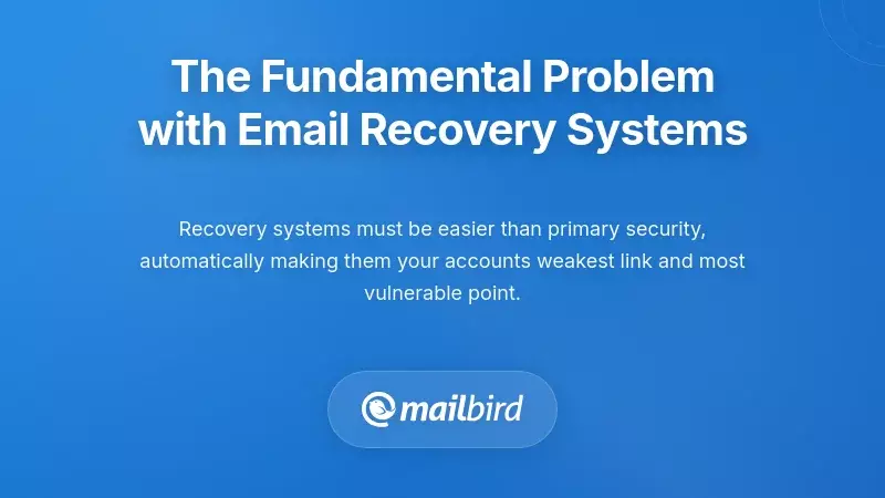 The Fundamental Problem with Email Recovery Systems