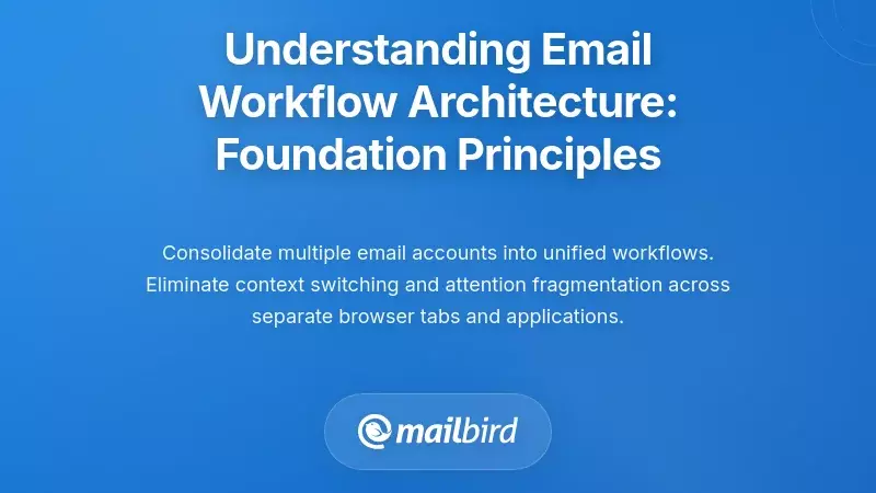 Understanding Email Workflow Architecture: Foundation Principles