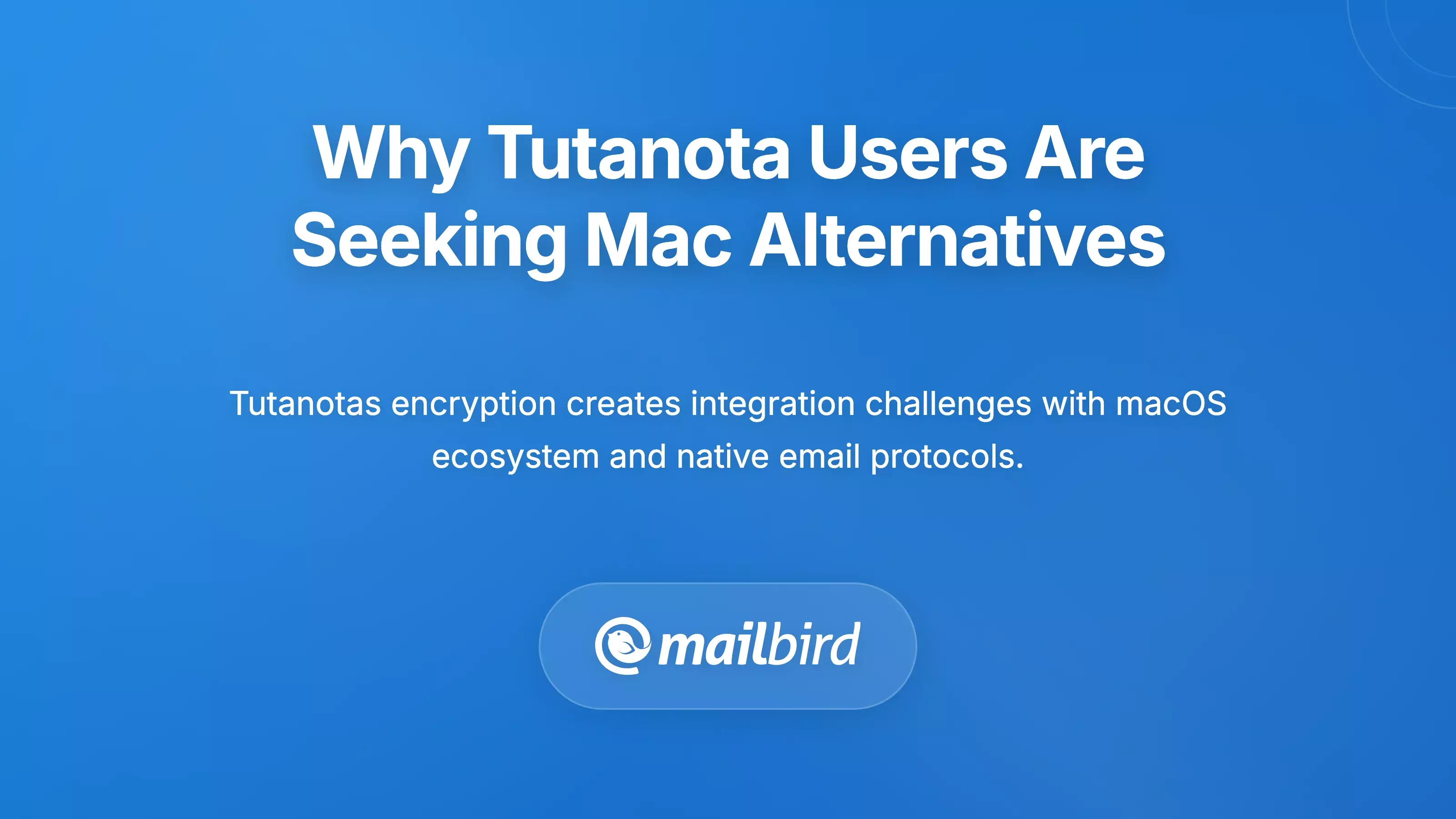 Mac user frustrated with Tutanota email client integration issues and workflow friction