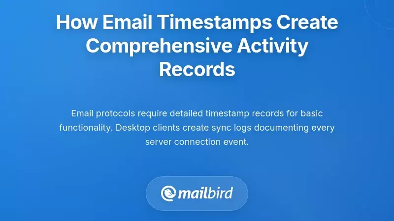 How Email Timestamps Create Comprehensive Activity Records