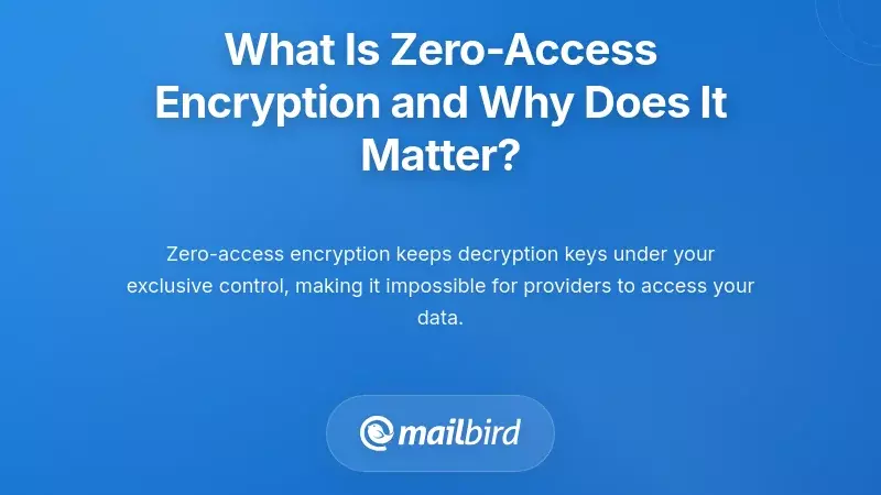 What Is Zero-Access Encryption and Why Does It Matter?