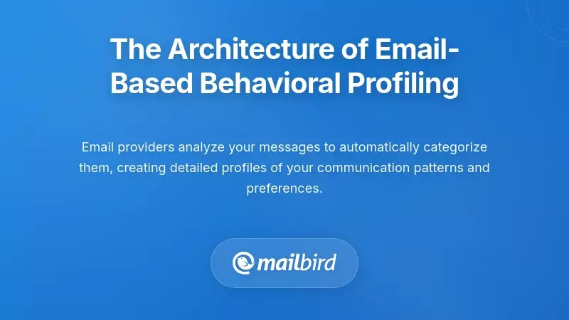 The Architecture of Email-Based Behavioral Profiling