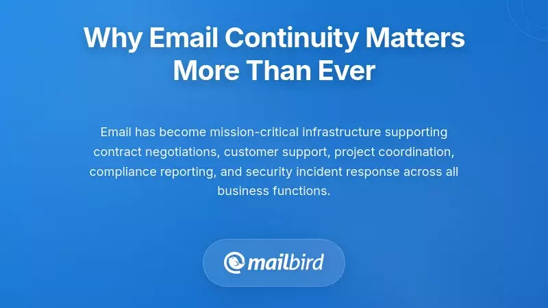Business professional concerned about email system failure and communication disruption